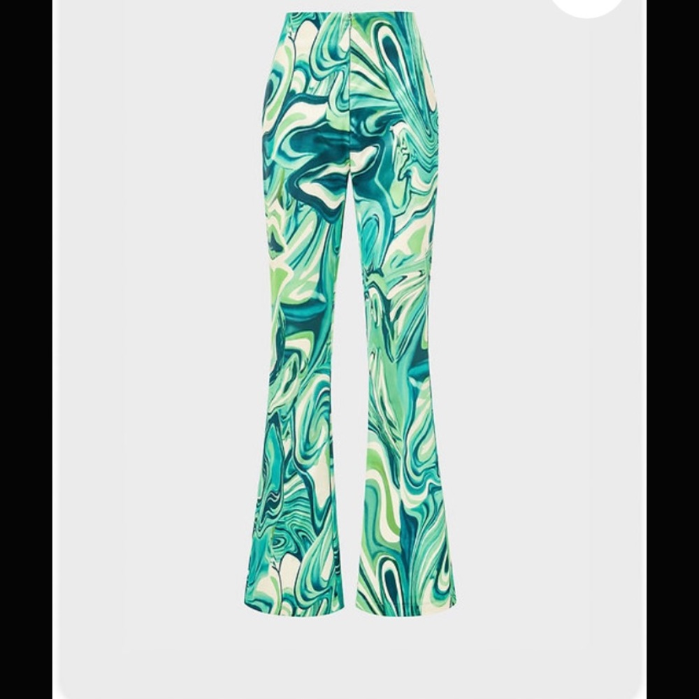 Flare tie dye pants